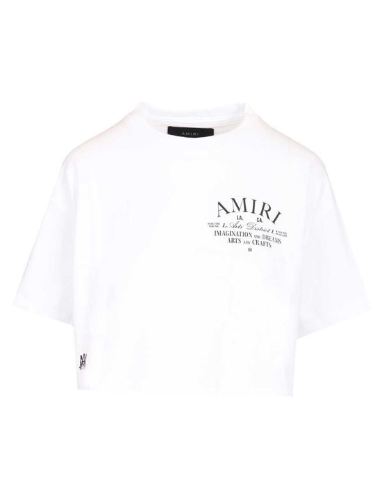 Cropped T-Shirt Bianco