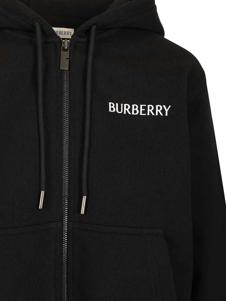 Burberry Cotton Hoodie Knitwear - Nero | ad835b86200efaf5734a109796e1c022f2edadcd