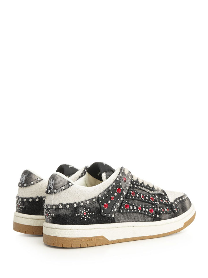 Amiri Stud Skel Sneakers - Nero | efeb495fcaa321a36fde1cb290af94093605169d