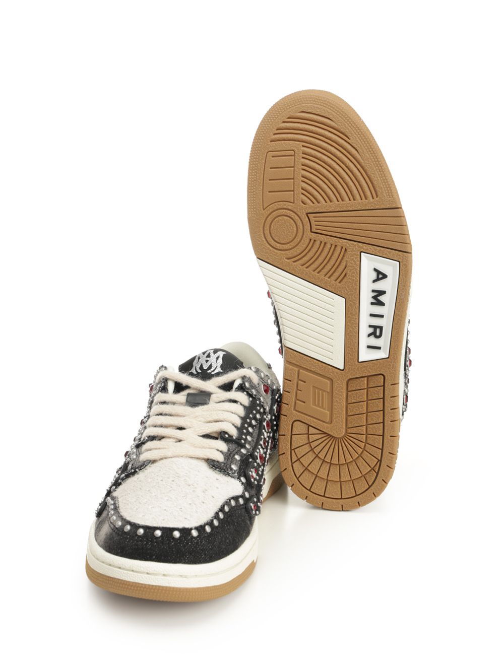 Amiri Stud Skel Sneakers - Nero | 3416e1030c1d55277e1bf452286dc323a95d68da