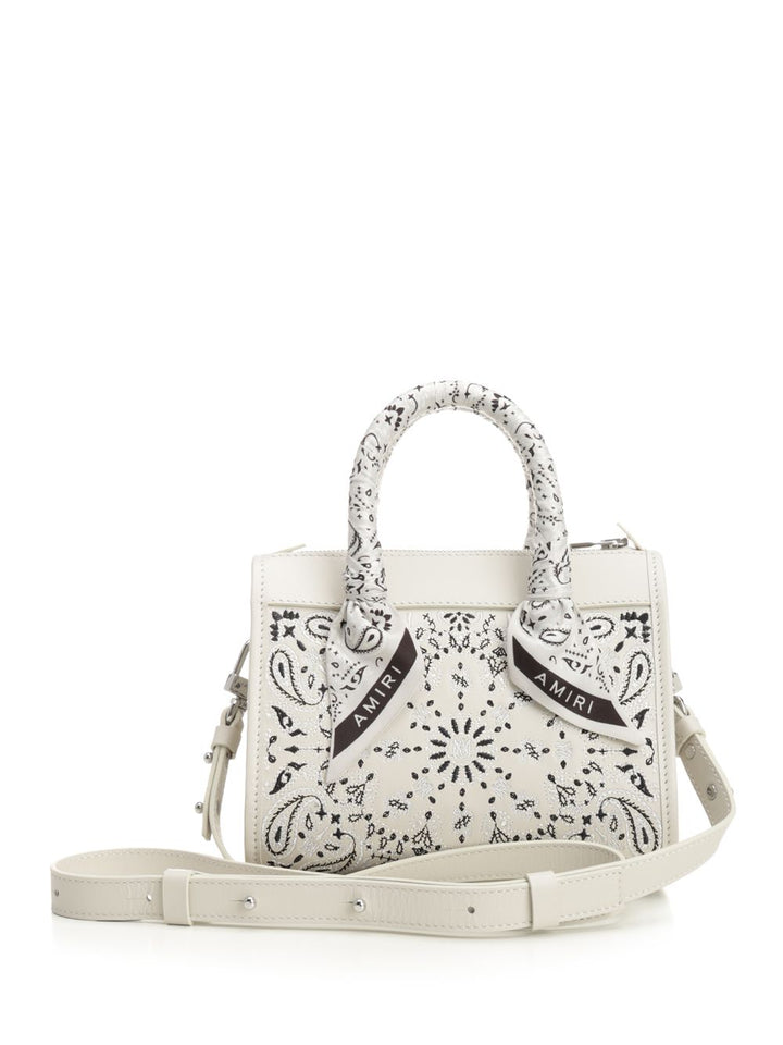 Amiri Bandana Micro Triangle Handbags - Bianco | 8f1433eb54d5ef1b2a6e1fe0ac1011515838ec71