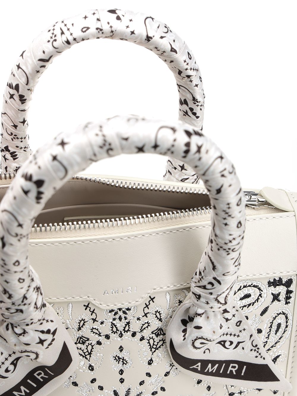 Amiri Bandana Micro Triangle Handbags - Bianco | 3ef8c13d7b64aec53f68c0fddaeb604b74b1c3bc