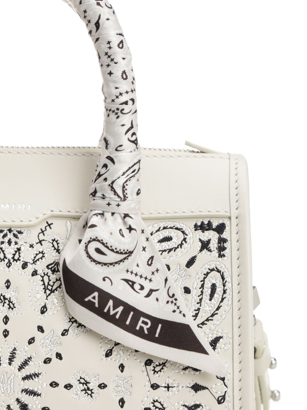 Amiri Bandana Micro Triangle Handbags - Bianco | 40dca830f74e1630f72b73268568778b8482b3e3