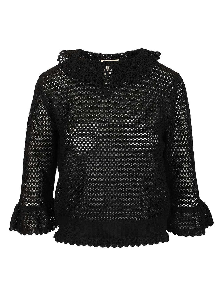 Chloe' Pullover, Black Knitwear - Nero | 8220b50a36637eb4ca2f5269b39ca6b924ee8516
