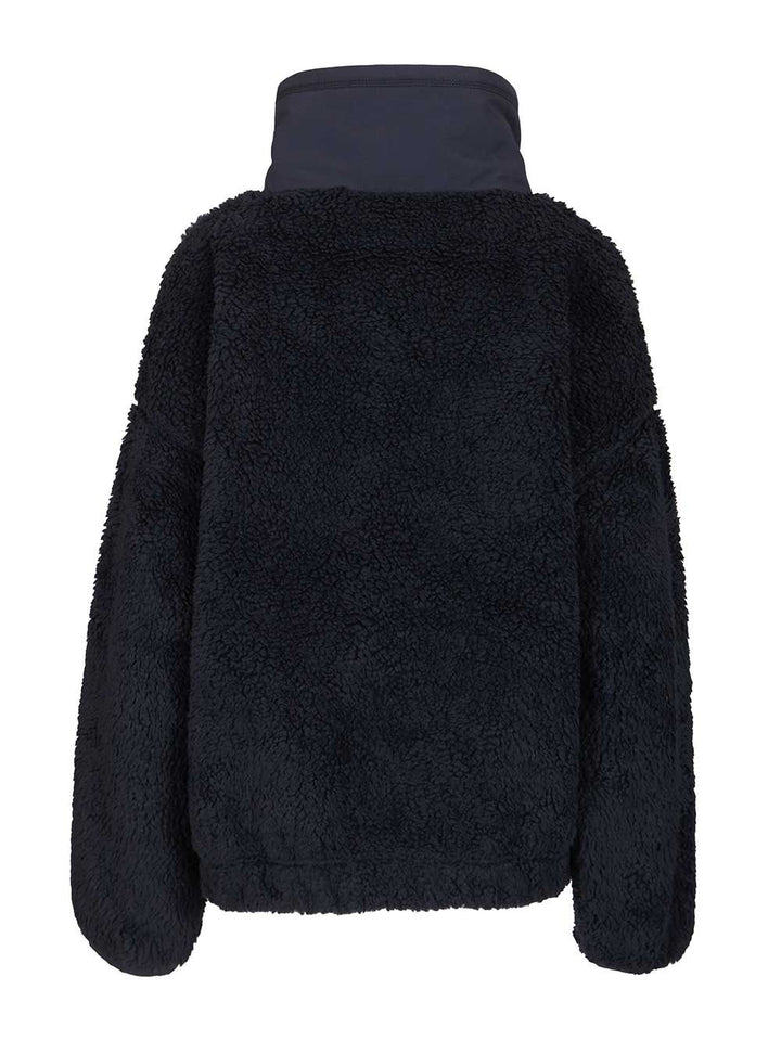 Polo Ralph Lauren Polo Bear High-Pile Fleece Mockneck Knitwear - Blu | 65c4ce213f5ddb14dae531ebededee179e418b7d