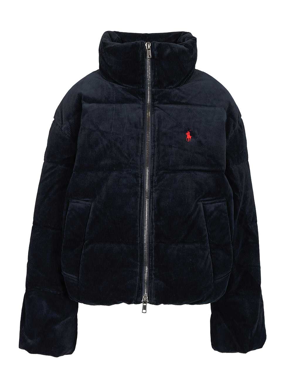 Polo Ralph Lauren Quilted Corduroy Down Jacket Coats - Blu | 3abf1281e6ca78b792e776de0fcf41cd196baecb