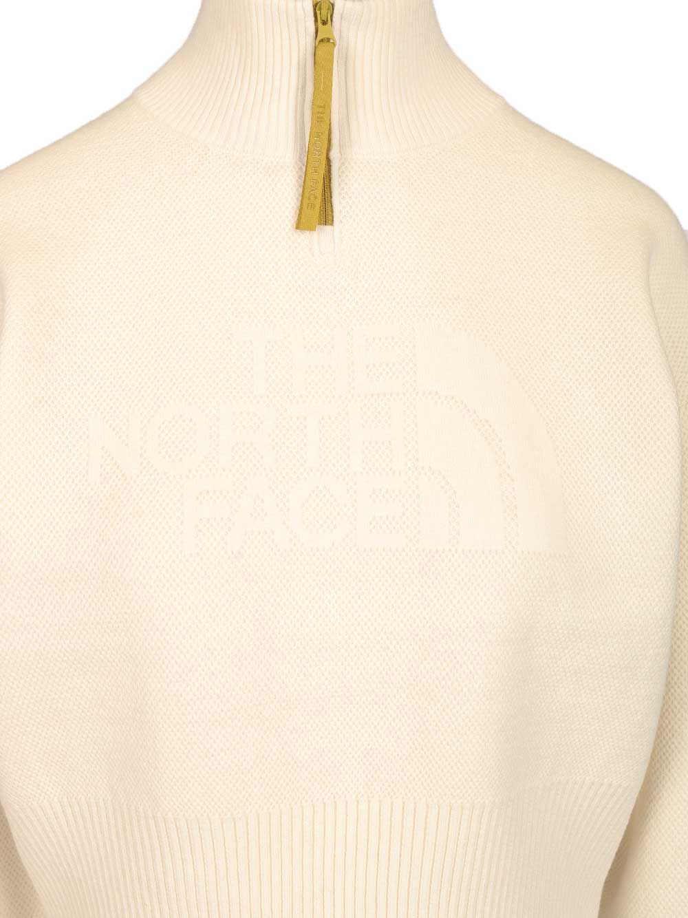 The North Face Half-Zip Sweatshirt Knitwear - Bianco | a8d4ecce1fd636e5aaa9e5b2ce66064b4b4ac65f