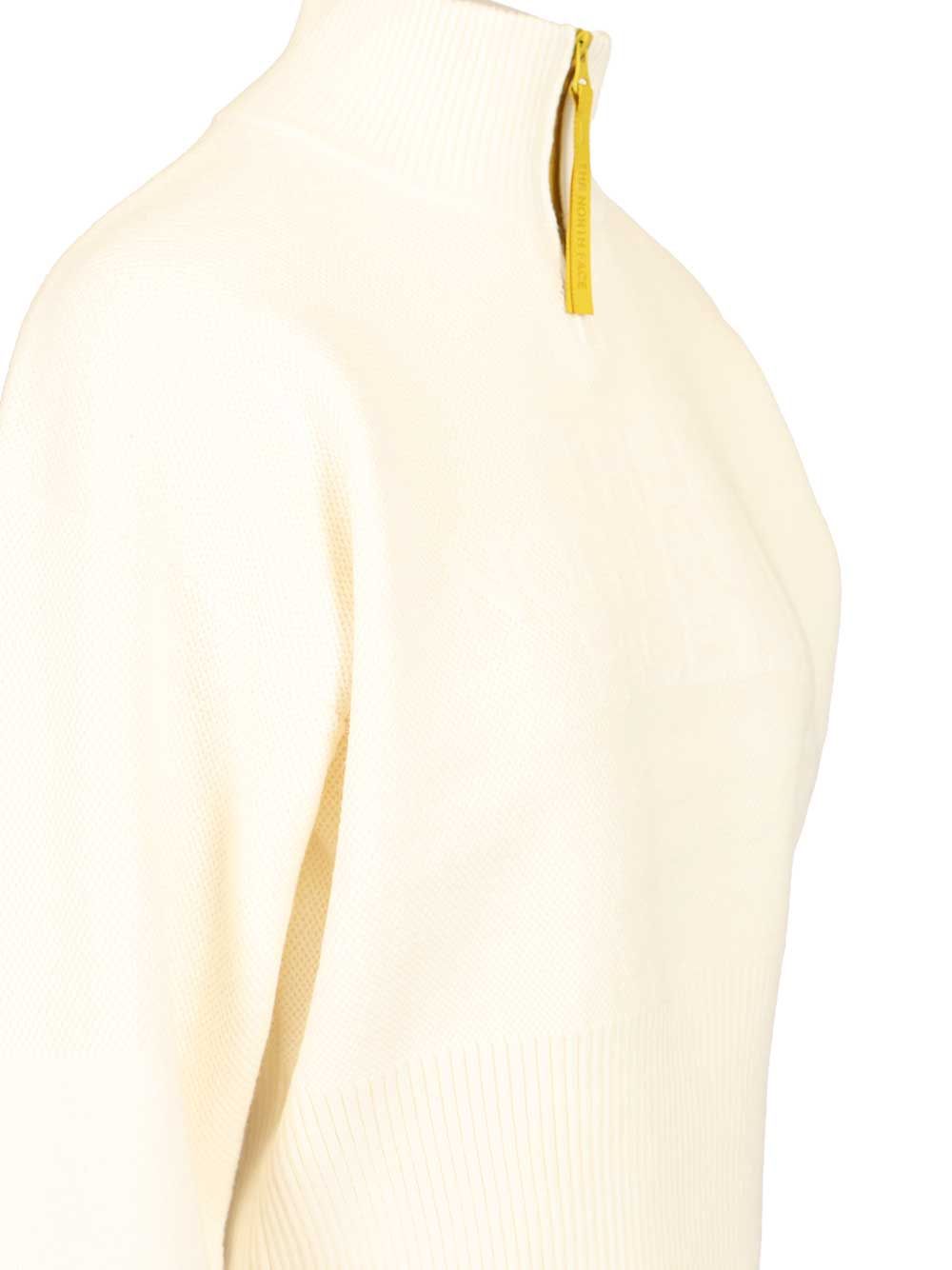The North Face Half-Zip Sweatshirt Knitwear - Bianco | f6fa9d0ae8a2a54fde4fdaf30fbc9aed865db061