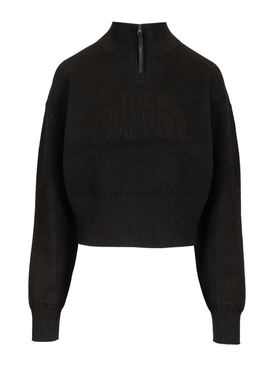 Half-Zip Sweatshirt Knitwear Nero