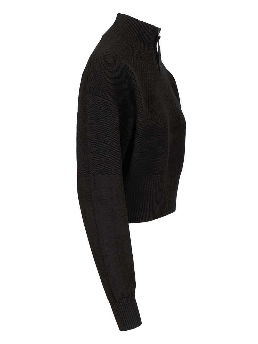 The North Face Half-Zip Sweatshirt Knitwear - Nero | 1f861a289b78b228e40d6a7415564d73b39558ad