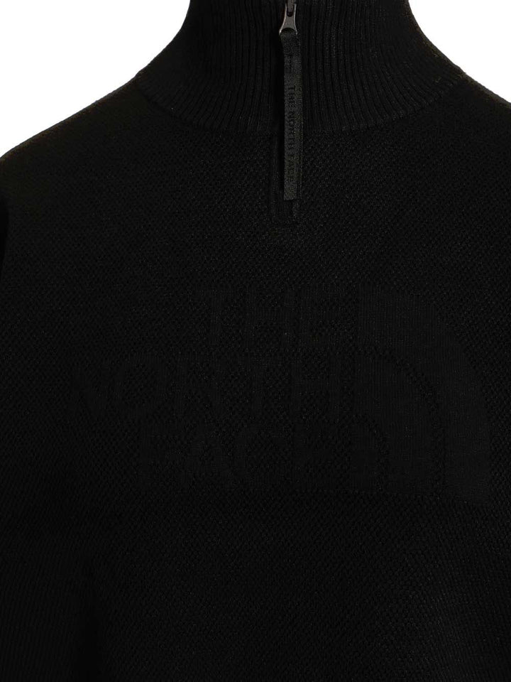 The North Face Half-Zip Sweatshirt Knitwear - Nero | 8a3029b838f45d7352a76439a4caa699a219c642