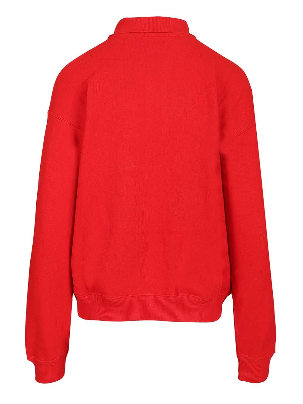 Polo Ralph Lauren Long-Sleeved Cotton Polo Knitwear - Rosso | 4554b562482f851cfd161ce3af1abbebfef338f8