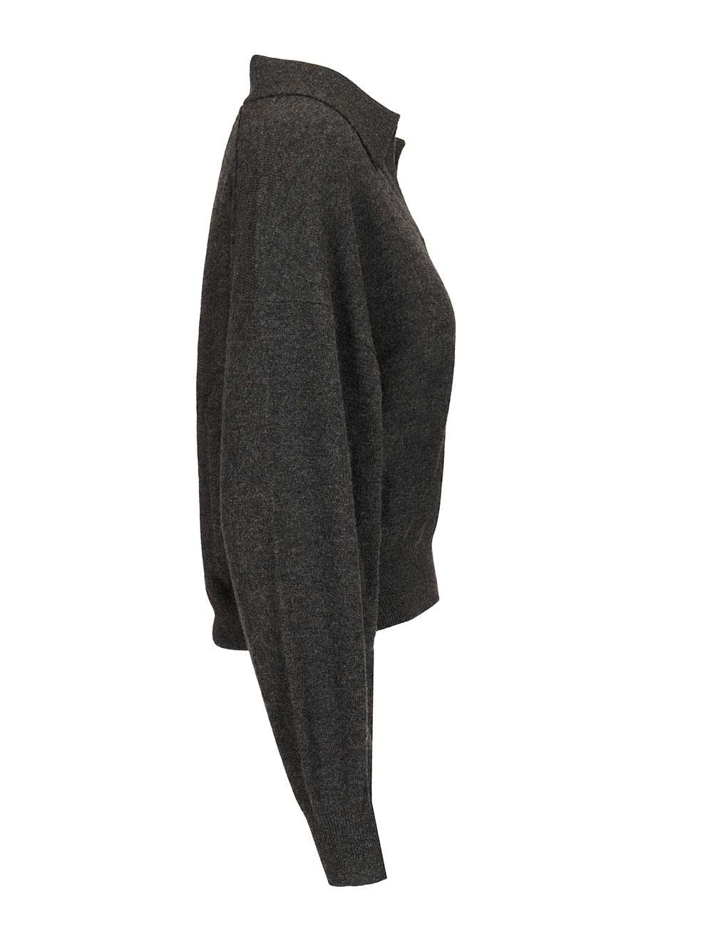 Lisa Yang Katriel Polo Sweater Knitwear - Grey | 2b83ccd73ef7ee8bca07eae1a92d6aa8b1c919cb