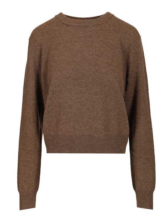 Greer Crewneck Sweater Knitwear Marrone