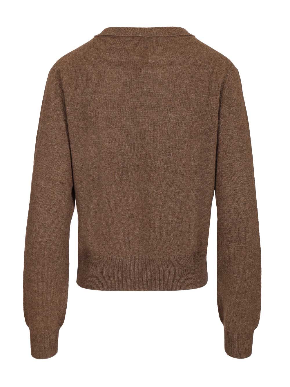 Lisa Yang Greer Crewneck Sweater Knitwear - Marrone | d082bfbd95ac1fe5908e2e392e2656878b9a8c6b
