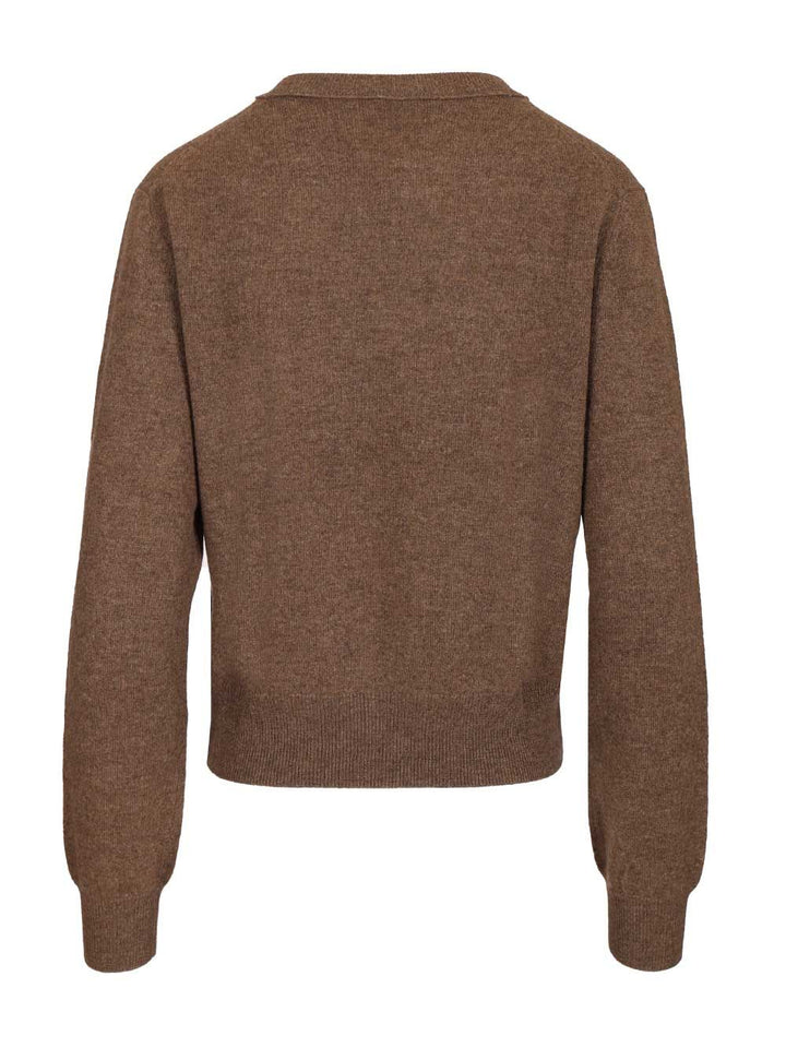 Lisa Yang Greer Crewneck Sweater Knitwear - Marrone | d082bfbd95ac1fe5908e2e392e2656878b9a8c6b