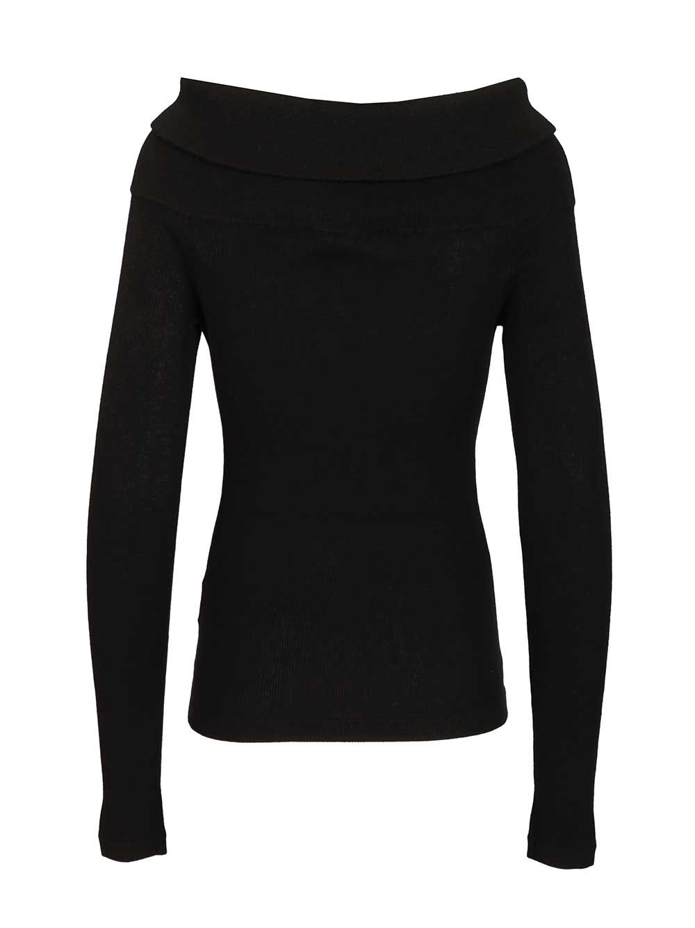 Lisa Yang Claudina Top Top - Nero | 54bbead84937eb178694a093650610e7756ab15e