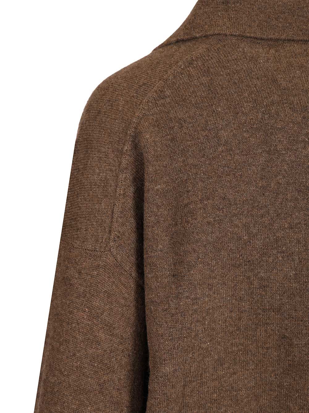 Lisa Yang Katriel Polo Sweater Knitwear - Marrone | b74b634e53d82c1e0b46a7728e2b83dab0527113