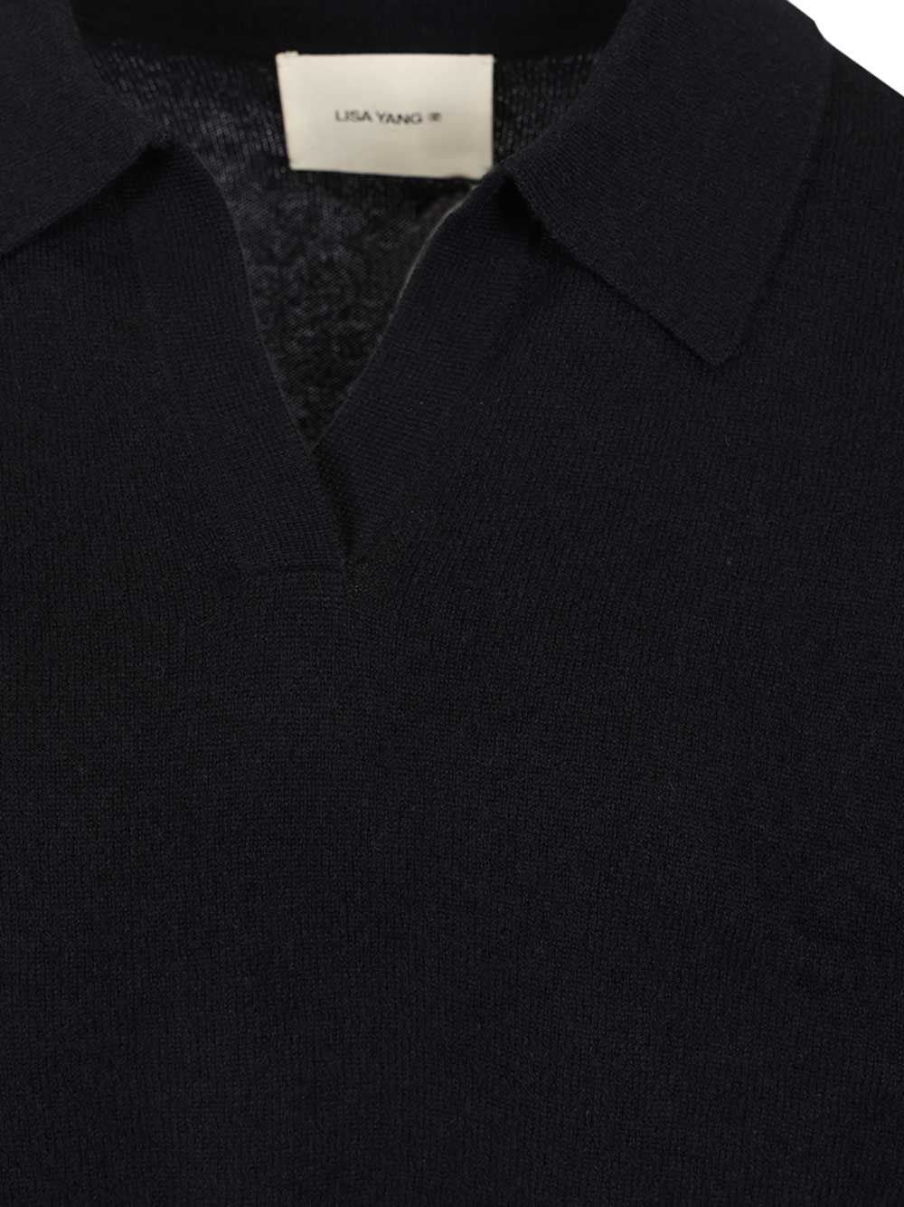 Lisa Yang Katriel Polo Sweater Knitwear - Blu | 8afc86a005dd3757a9e49c5cb85193d0db92ee57