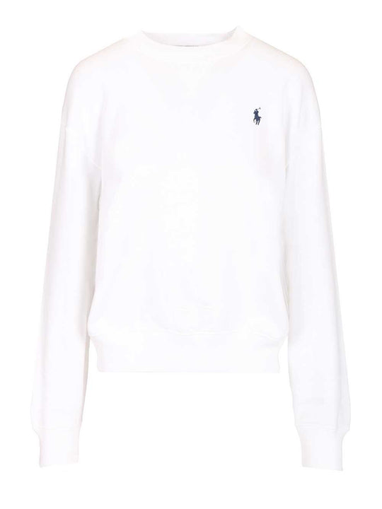 Crew Neck Sweatshirt Sweatshirts Bianco