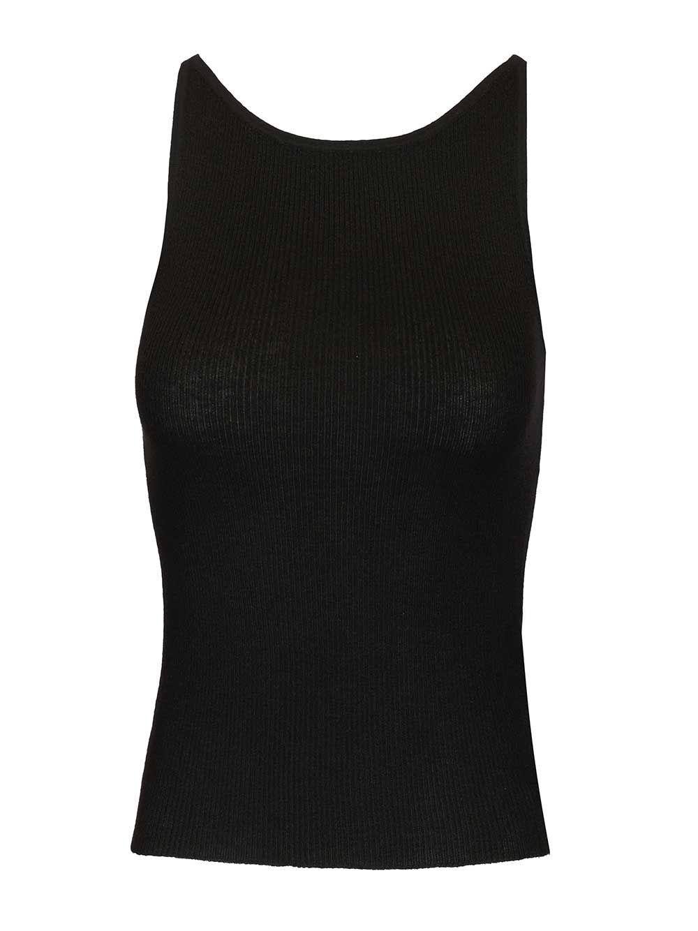 Lisa Yang Lynette Top - Nero | 026e617f527202005479cbcc7e6d652058eddd43