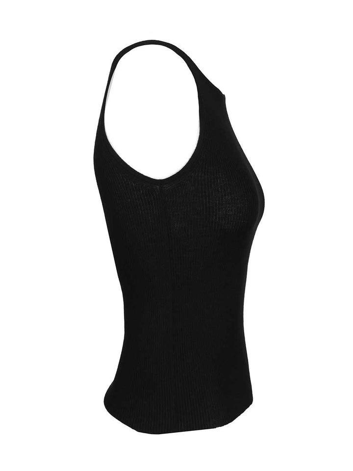 Lisa Yang Lynette Top - Nero | a9cb034cdb939a34c85a851a430b8adb05d7a7f2