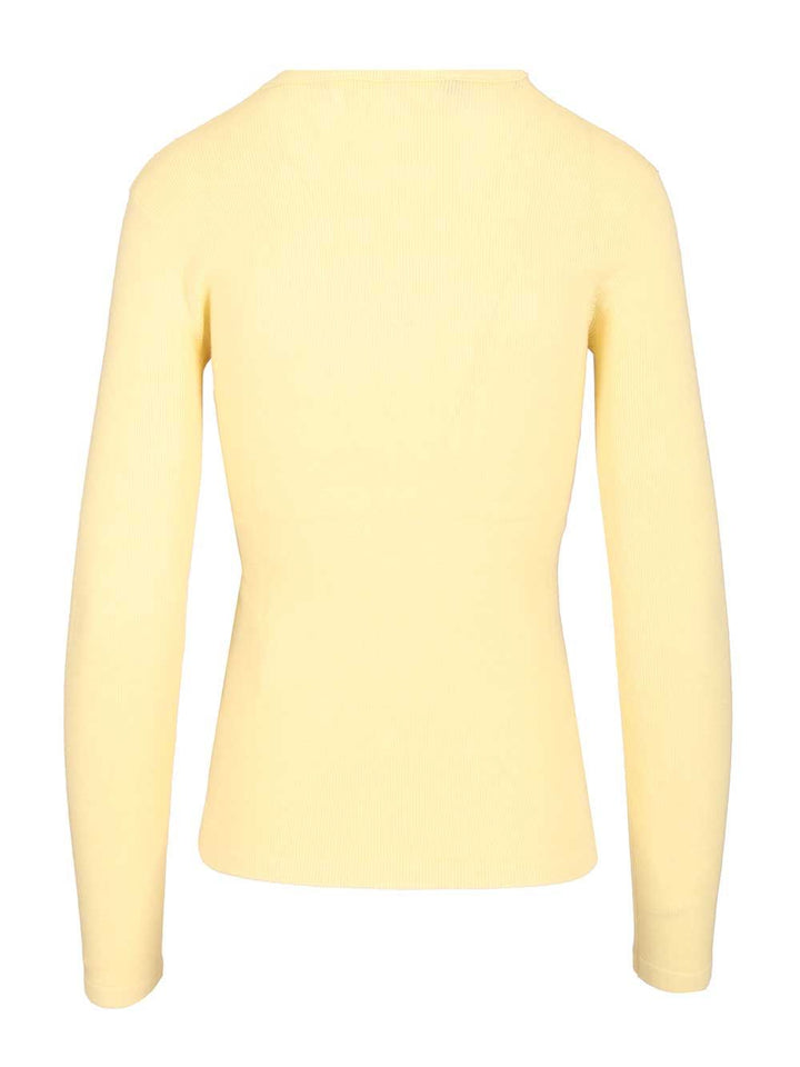 Lisa Yang Vivian Long-Sleeved T-Shirt Knitwear - Giallo | 1fdc6ba060b1b76a39bce558ce159b06ae3675c0