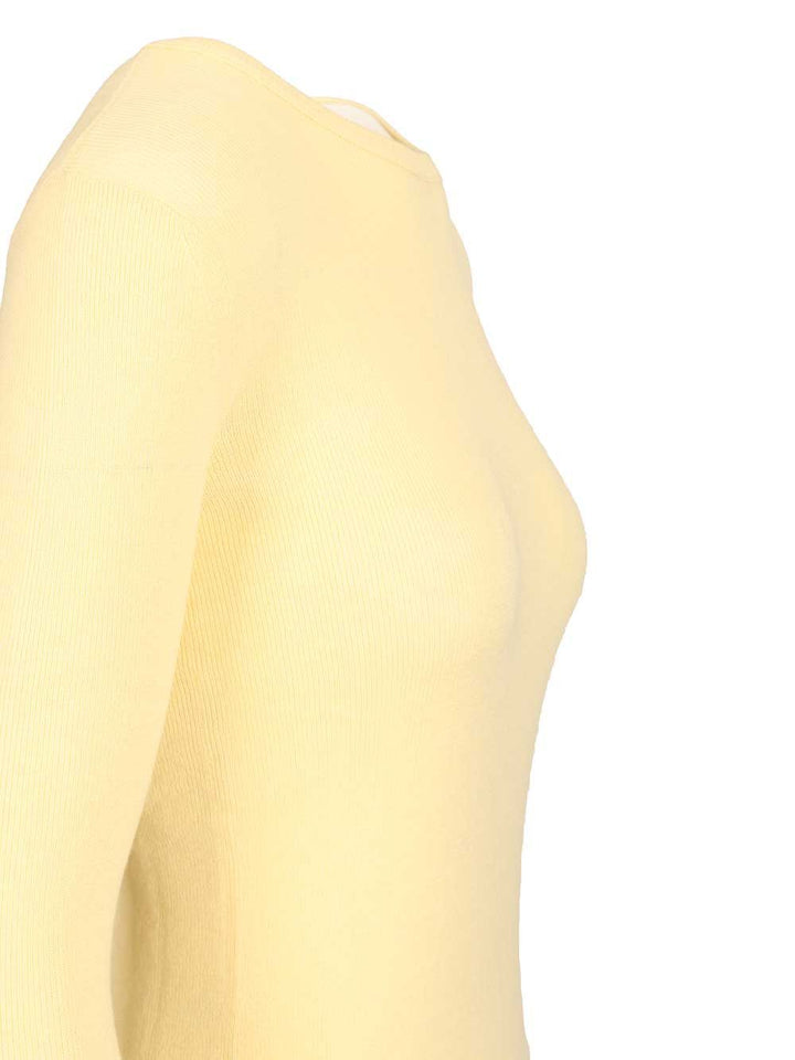 Lisa Yang Vivian Long-Sleeved T-Shirt Knitwear - Giallo | bc710664dac3b4d23260e86d85bb27adb8632b1b
