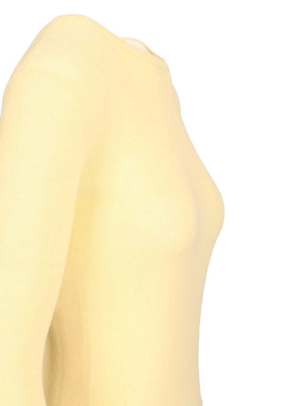 Lisa Yang Vivian Long-Sleeved T-Shirt Knitwear - Giallo | bc710664dac3b4d23260e86d85bb27adb8632b1b