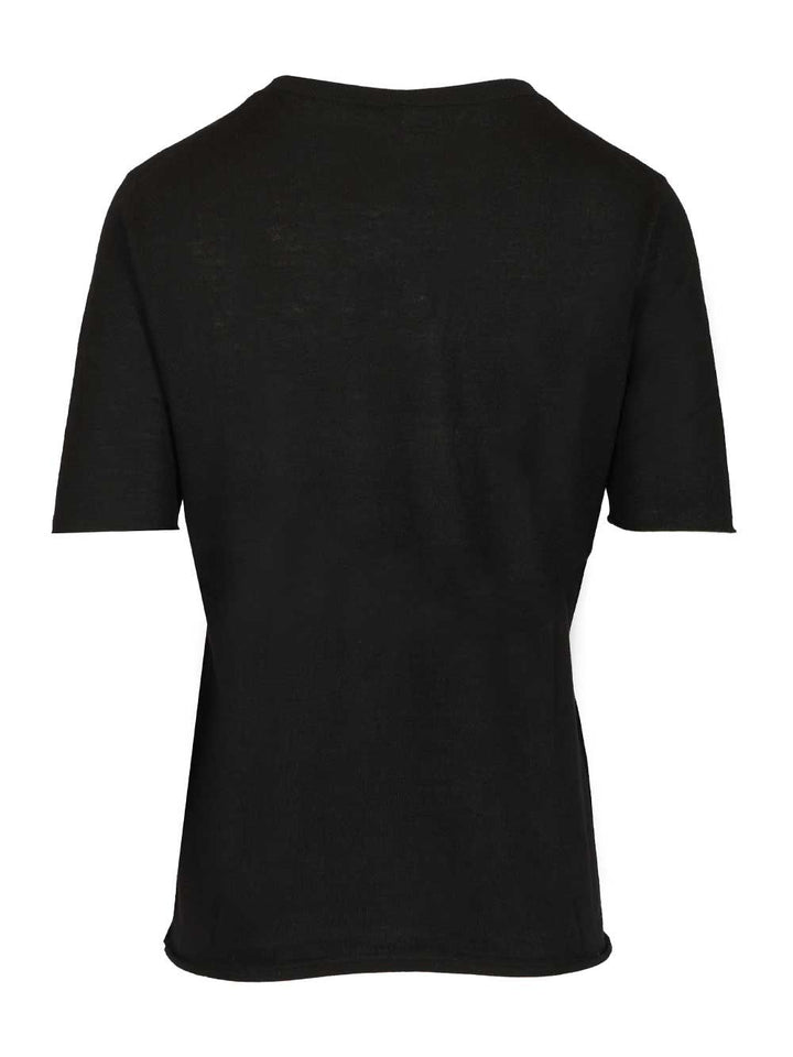 Lisa Yang Ari T-Shirt Top - Nero | c7c0d41f70f7bf906c8da943b61798572ee22a8e