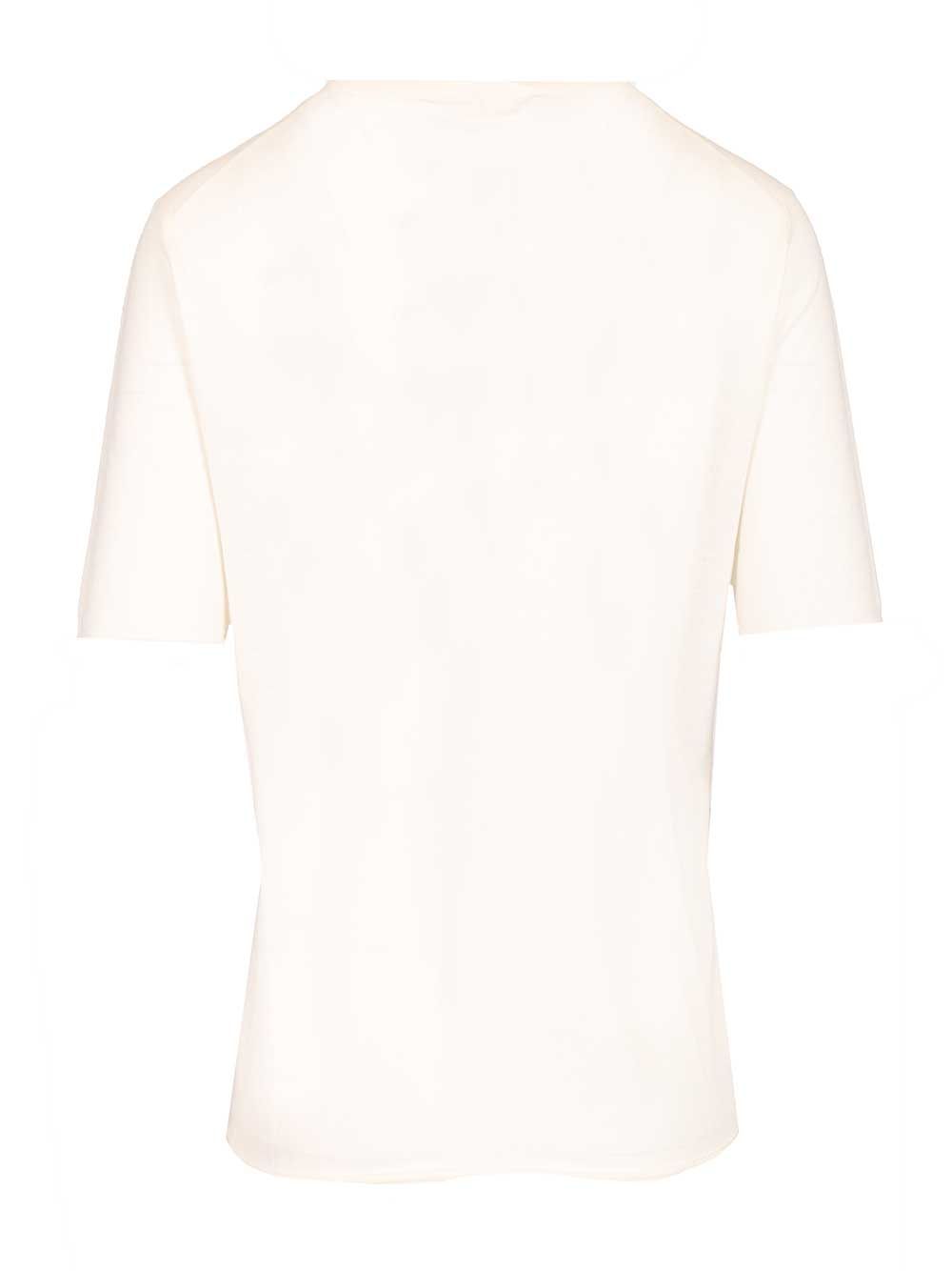 Lisa Yang Ari T-Shirt Top - Bianco | 36c941d558cadc8c7c34aab2e632b94e29bfcb7b