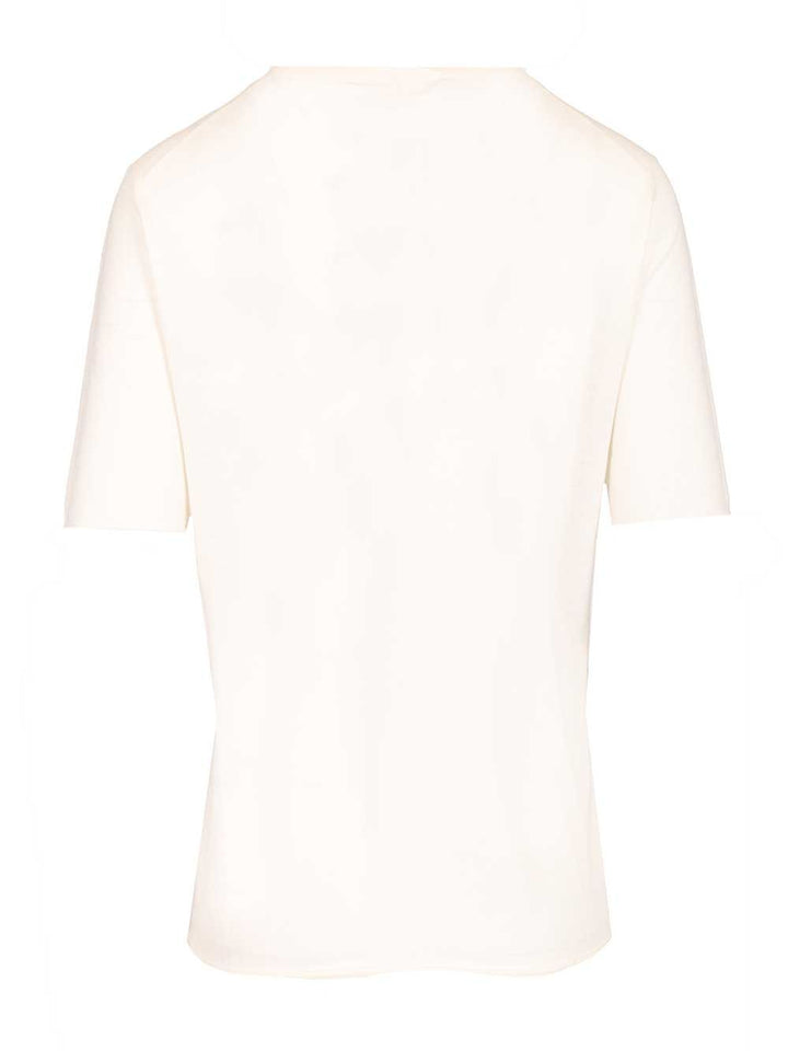 Lisa Yang Ari T-Shirt Top - Bianco | 36c941d558cadc8c7c34aab2e632b94e29bfcb7b