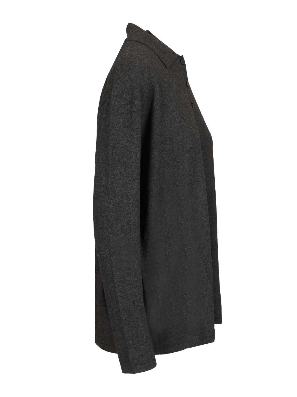 Lisa Yang Caisa Oversized Polo Sweater Polo shirt - Blu | 3d9f3f90da27ea11caffc51d468d9c044af99db3