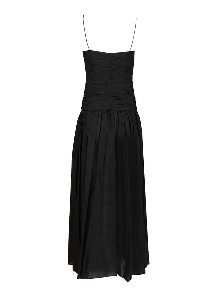Matteau Gathered Drop Waist Dress Abiti - Nero | ef12035f435a7b4a77f40bc689d3f956d507a665