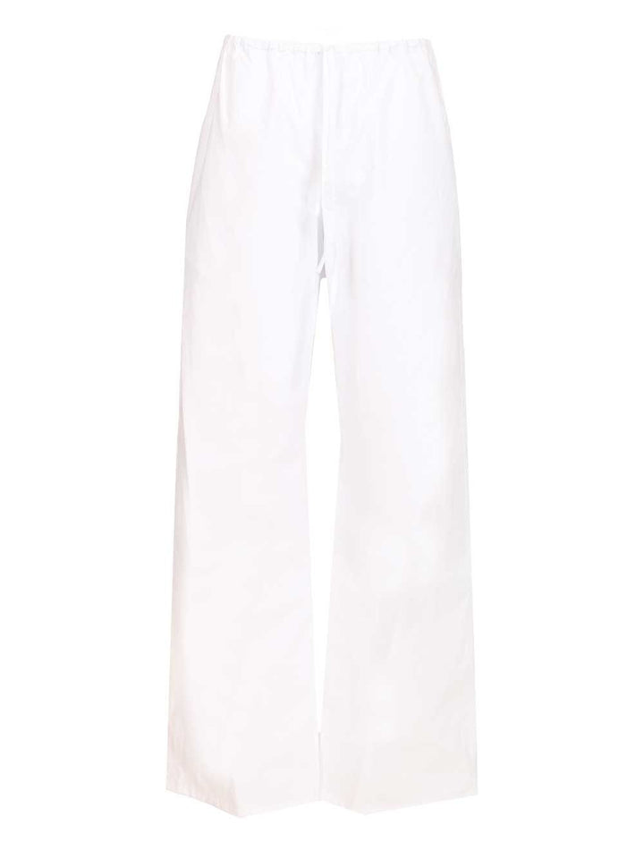 Matteau Organic Cotton Trousers - Bianco | d01058a9be1ae5a519f4e210fa8ae25efe9a1b7f
