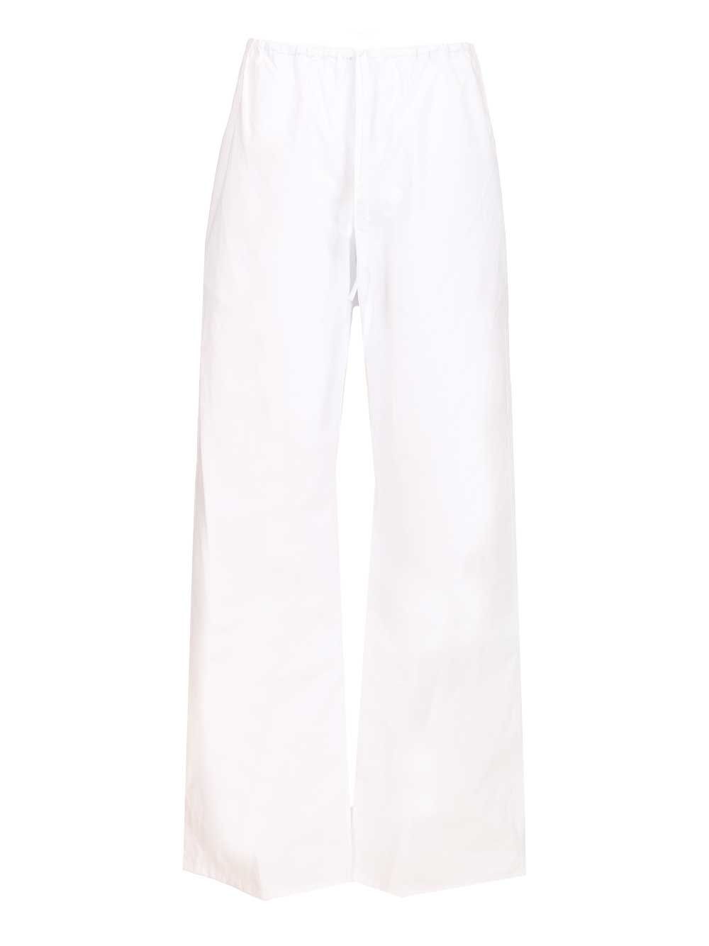 Matteau Organic Cotton Trousers - Bianco | d01058a9be1ae5a519f4e210fa8ae25efe9a1b7f