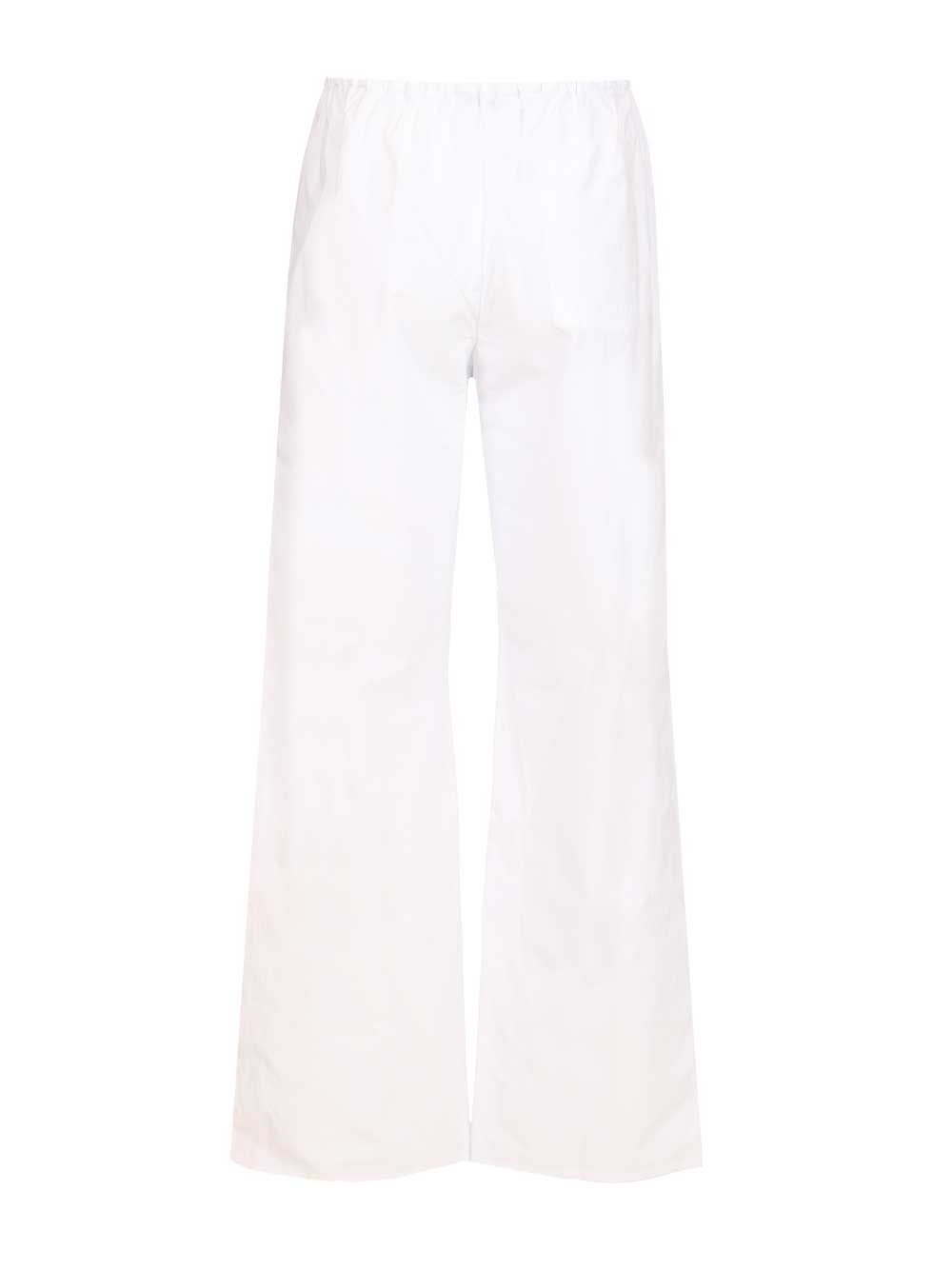 Matteau Organic Cotton Trousers - Bianco | c2bfbb82b9d95f8e14c70621b9d6704cfc4829ef