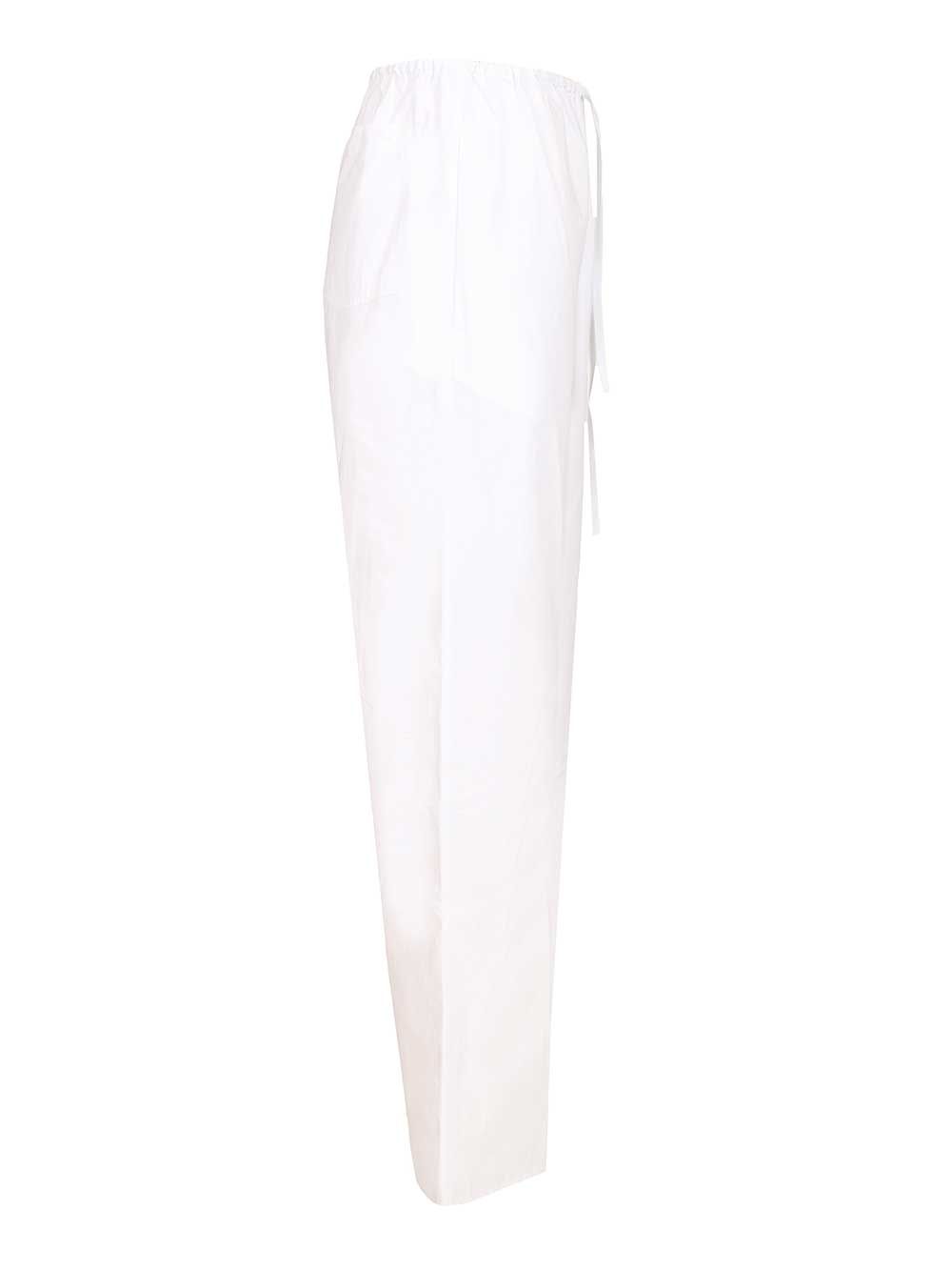 Matteau Organic Cotton Trousers - Bianco | 8ff76744f9e19b2b664d70d877c2c0a3e9cda807