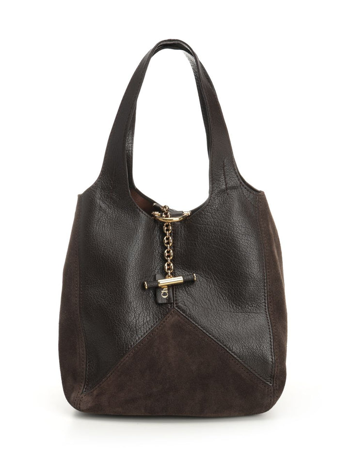 Chloe' S644 - Chloé Balloon Shoulder Bags - Marrone | ff0dc4ea07c50b9fa6feafdb9c8c88e953f43875
