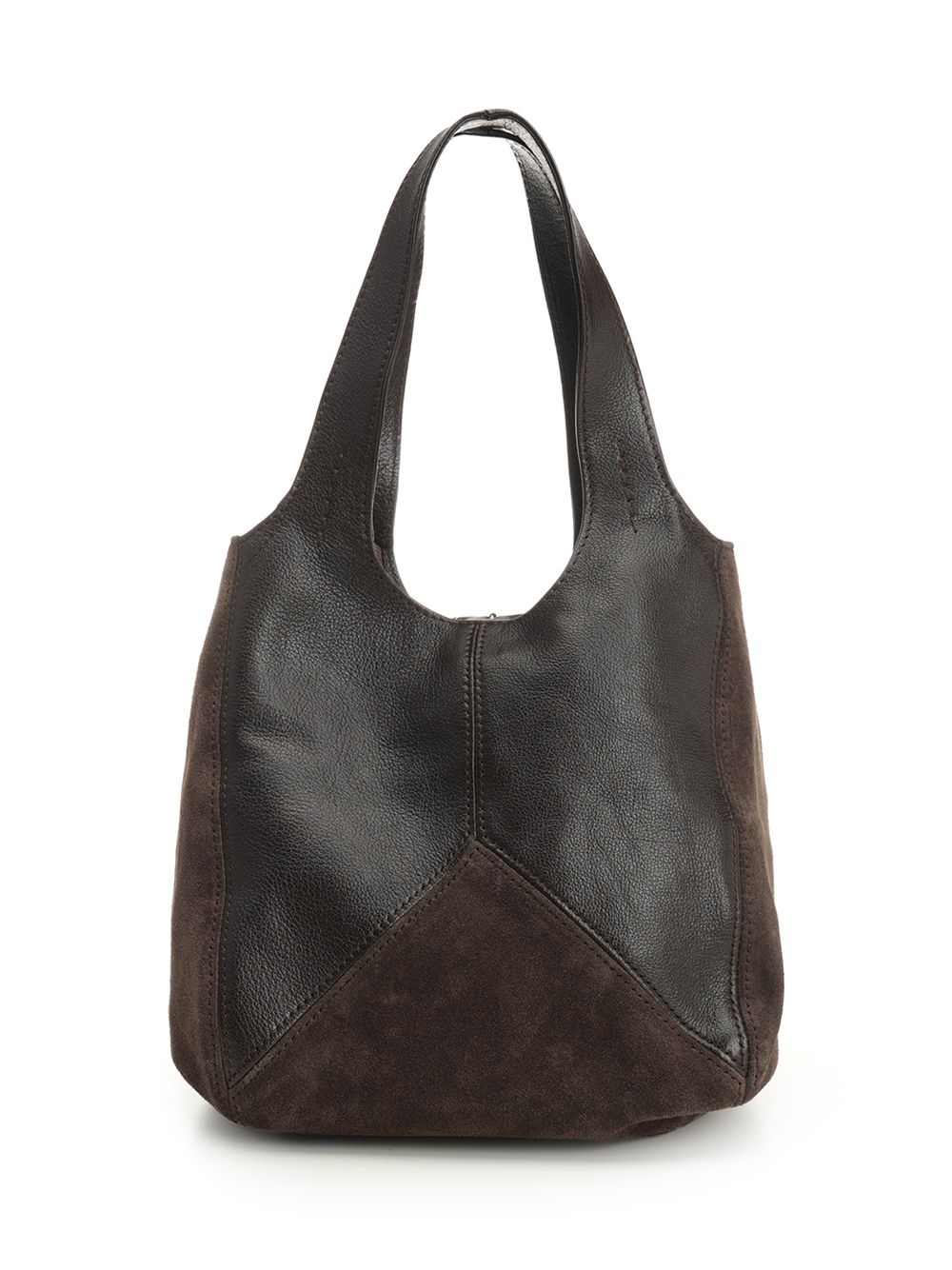 Chloe' S644 - Chloé Balloon Shoulder Bags - Marrone | 8e07b459234167abb9d39272ecc1b947c6495d9e