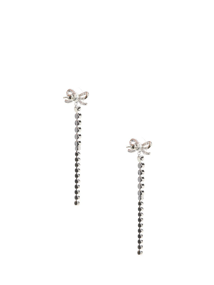 Self-Portrait Bow Earrings Gioielli - Silver | f105306d4b43bf95661f4c36f3e38216f86235ae