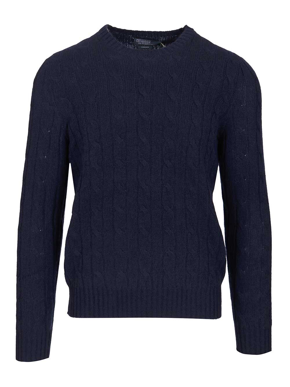 Polo Ralph Lauren Cashmere Cable Knit Sweater Knitwear - Blu | 8635dbb1b22152040e8ca43cab88dbc2a7cd8397