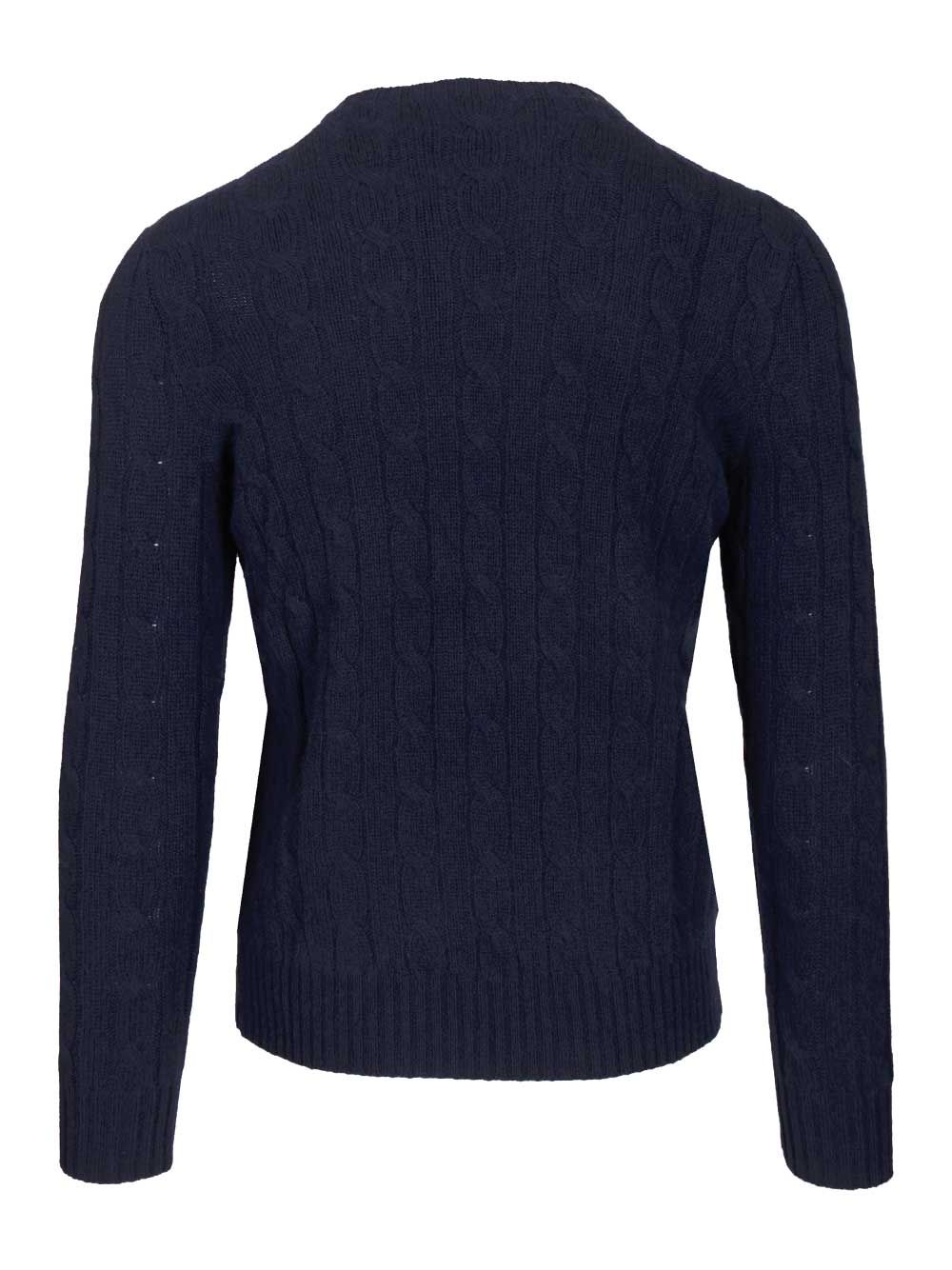 Polo Ralph Lauren Cashmere Cable Knit Sweater Knitwear - Blu | 04342d141d33e1996c544e6eab20d2fffbca348f