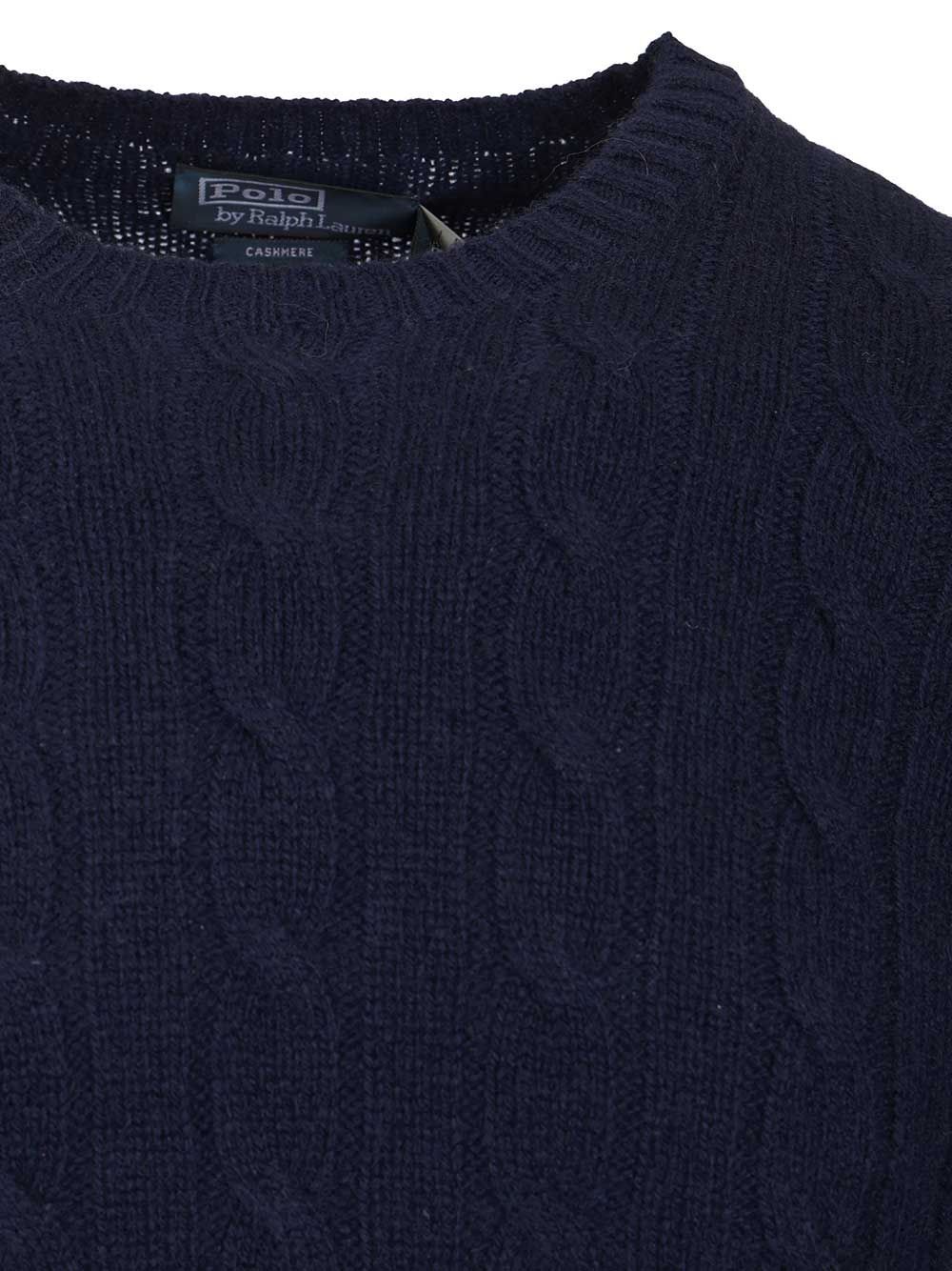 Polo Ralph Lauren Cashmere Cable Knit Sweater Knitwear - Blu | 97d0ab5422987ce15ab081507136227e04221481