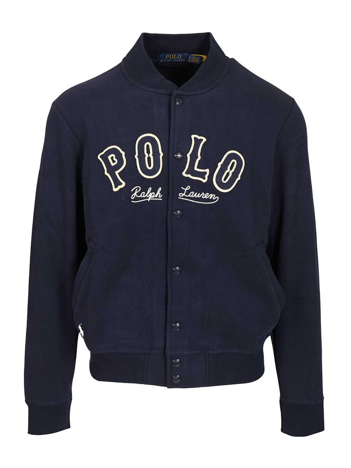 Polo Ralph Lauren Rl Fleece Western-Logo Jacket Sweatshirts - Blu | eecc3396128f4b5edd4e119ca912010711162477