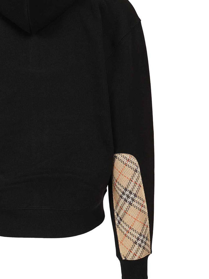 Burberry Rory Chk Pch Zip Hoodie Sweatshirts - Nero | 16074a0dec282dfff41dedf9da2acd880f014238