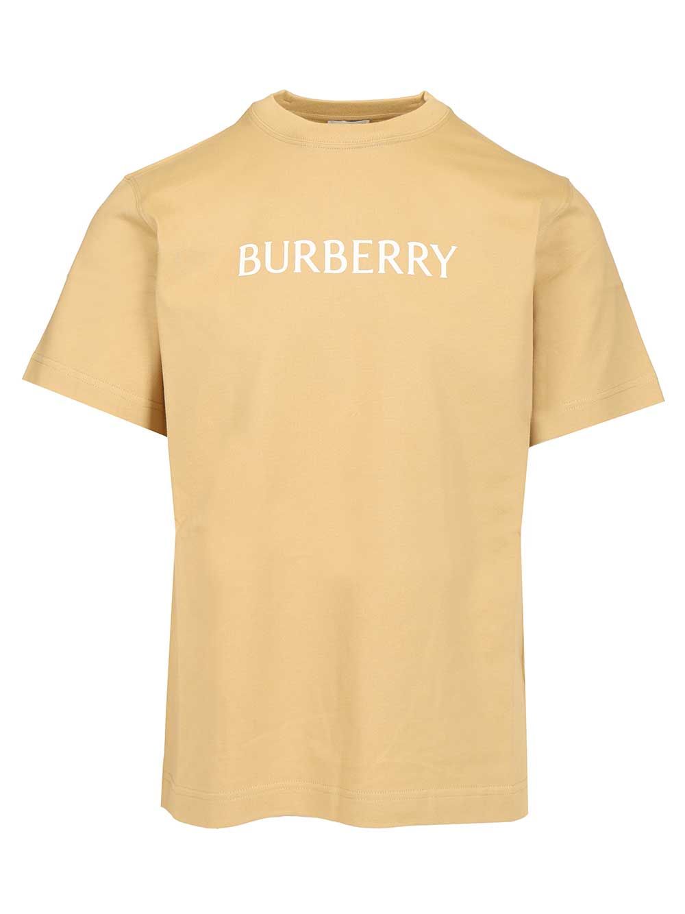 Burberry Burberry T-Shirt - Giallo | 142f59ea201e0de1a525320c8d49410c53c5f432