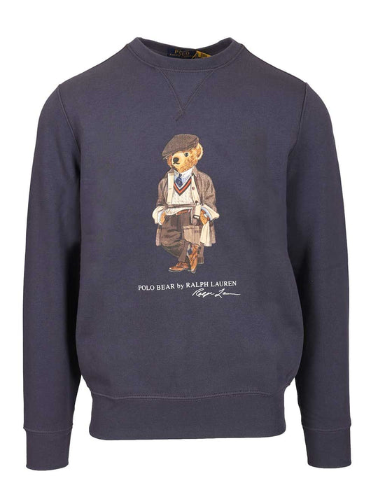 Polo Bear Sweatshirt Sweatshirts Blu