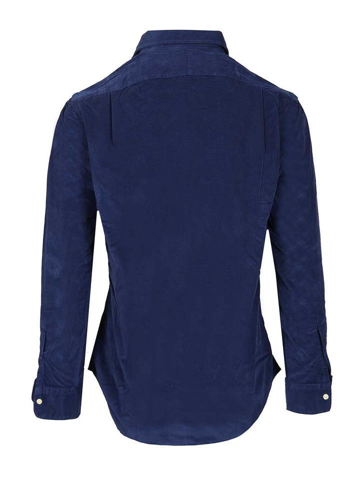 Polo Ralph Lauren Custom Fit Velvet Shirt Shirts - Blu | c4b7f058730dfeee1146a9cf2de4e783a463952c