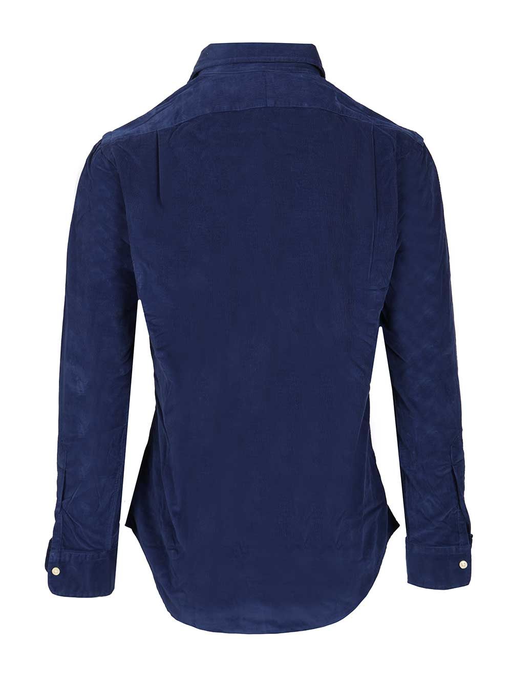 Polo Ralph Lauren Custom Fit Velvet Shirt Shirts - Blu | c4b7f058730dfeee1146a9cf2de4e783a463952c